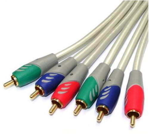 3 RCA Plug to 3 RCA Plug (R,GR,BU) Cable 3m